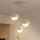 Brilagi - Riippuvalaisin vaijerilla COSMO 3xE27/60W/230V beige/kultainen