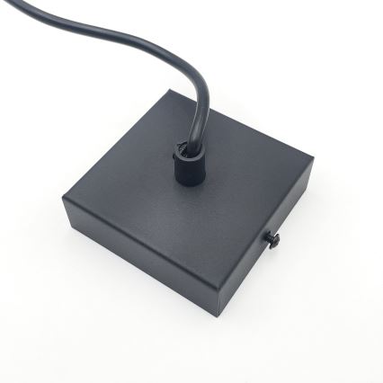 Brilagi - Riippuvalaisin vaijerilla CRISPINA 1xGU10/10W/230V musta