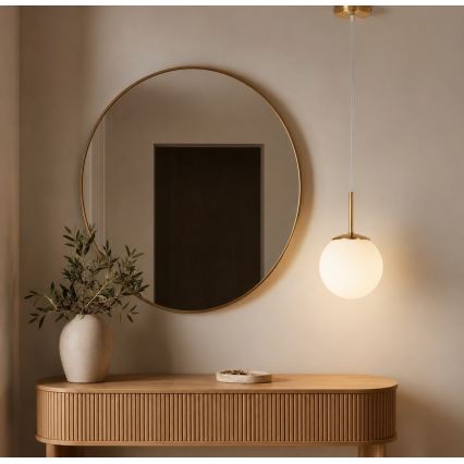 Brilagi - Riippuvalaisin vaijerilla MILO 1xE27/60W/230V, kultainen