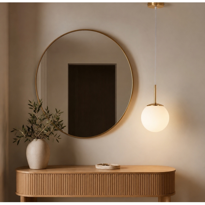 Brilagi - Riippuvalaisin vaijerilla MILO 1xE27/60W/230V, kultainen