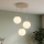 Brilagi - riippuvalaisin vaijerilla MILO ECRU 3xE27/60W/230V beige/kulta