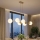 Brilagi - Riippuvalaisin vaijerilla MILO ECRU 6xE27/60W/230V beige/kultainen