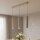 Brilagi - Riippuvalaisin vaijerilla TUBE 3xGU10/15W/230V beige/kultainen