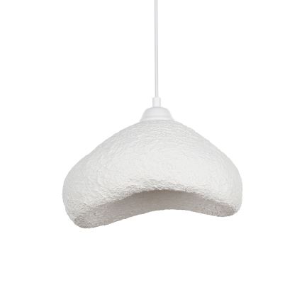 Brilagi - Riippuvalaisin vaijerilla WABI SABI 1xE27/40W/230V Ø 30 cm valkoinen