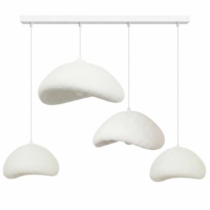 Brilagi - Riippuvalaisin vaijerilla WABI SABI 4xE27/40W/230V valkoinen