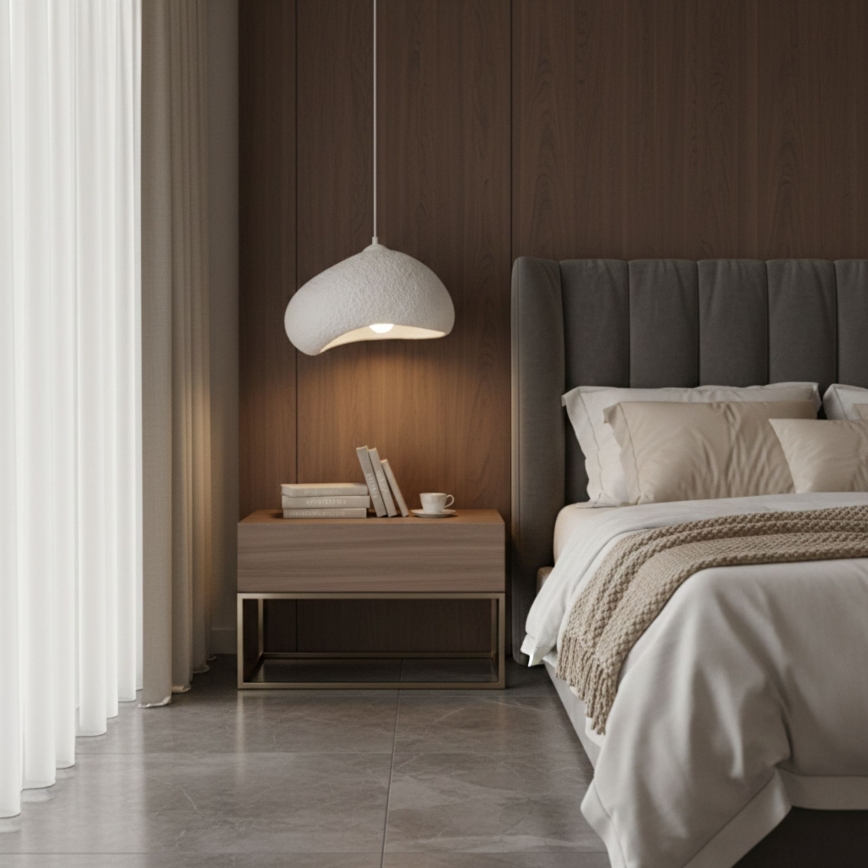 Brilagi - Riippuvalaisin WABI SABI 1xE27/40W/230V Ø 32 cm valkoinen