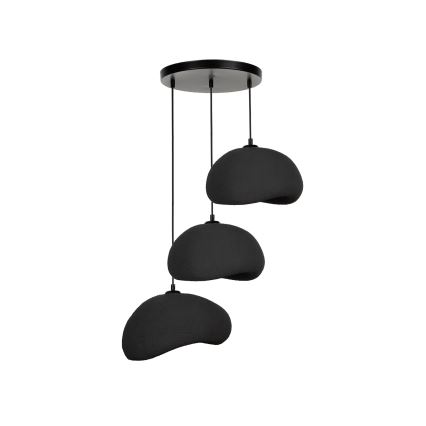 Brilagi - Riippuvalaisin WABI SABI 3xE27/40W/230V halkaisija 60 cm, musta