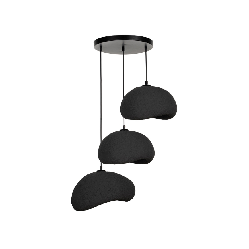 Brilagi - Riippuvalaisin WABI SABI 3xE27/40W/230V halkaisija 60 cm, musta