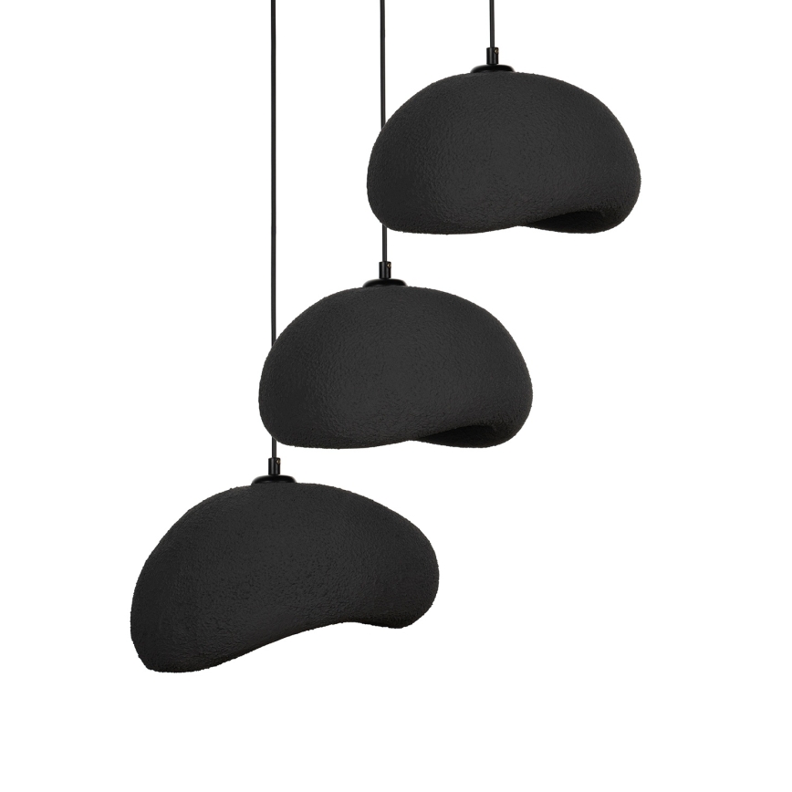 Brilagi - Riippuvalaisin WABI SABI 3xE27/40W/230V halkaisija 60 cm, musta