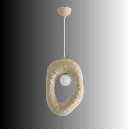 Brilagi - Riippuvalaisin WABI SABI johdolla 1xE27/40W/230V kermanvärinen