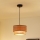Brilagi - Ripustettava kattovalaisin MONTANA BOHO 1xE27/15W/230V halkaisija 25 cm ruskea/musta