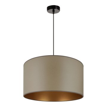 Brilagi - Ripustettava kattovalaisin OREGON ROLLER VEGE 1xE27/15W/230V halkaisija 45 cm harmaa