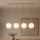 Brilagi - Ripustettava vaijerivalaisin MILO 4xE27/60W/230V beige/kultainen