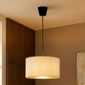 Brilagi - Ripustettava valaisin vaijerilla VELVET 1xE27/60W/230V Ø 40 cm kerma/kulta