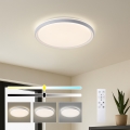 Brilagi - RIVO himmennettävä LED-kattovalaisin LED/72W/230V 3000-6000K valkoinen halkaisija 50 cm + kaukosäädin