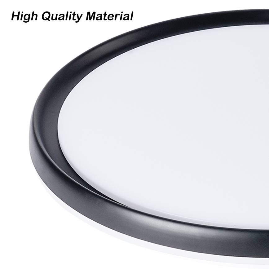 Brilagi - Himmennettävä LED-kattovalaisin RIVO LED/72W/230V 3000-6000K musta halkaisija 50 cm + kaukosäädin