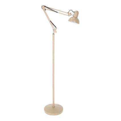 BRILAGI - Säädettävä lattiavalaisin TASKER 1xE27/60W/230V 184 cm beige