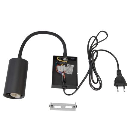 BRILAGI - SELE säädettävä seinävalaisin kytkimellä 1xGU10/30W/230V musta