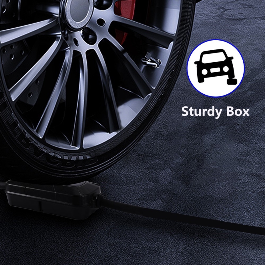 Brilagi - EV matkalatauspiste sähköautoille FAST AC Tyyppi 2 16A/380V 11kW + pistoke 230V, 3,7kW 5m + kotelo