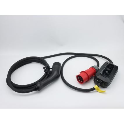 Brilagi - EV matkalatauspiste sähköautoille FAST AC Tyyppi 2 16A/380V 11kW + pistoke 230V, 3,7kW 5m + kotelo