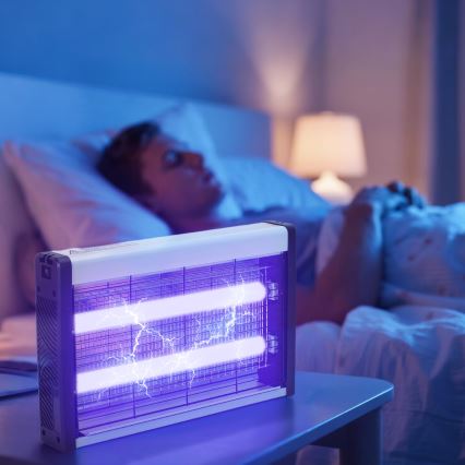 Brilagi - Sähköinen hyönteisloukku 2xUV/15W/230V 80 m2