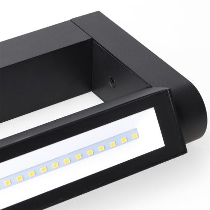 Brilagi - SALERNO LED ulkoseinävalaisin LED/12W/230V 35,5 cm musta IP65