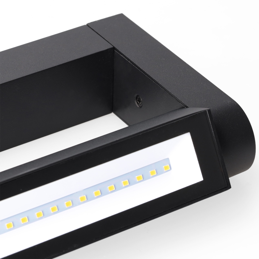 Brilagi - SALERNO LED ulkoseinävalaisin LED/12W/230V 35,5 cm musta IP65