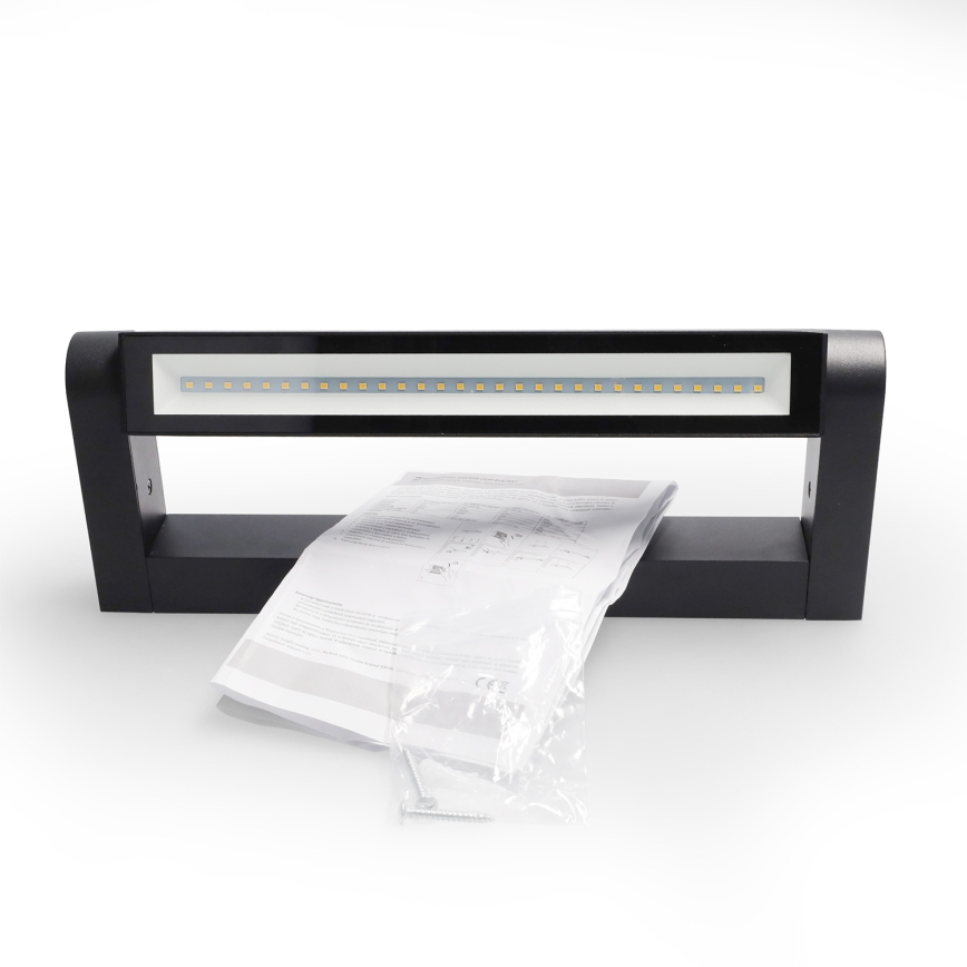 Brilagi - SALERNO LED ulkoseinävalaisin LED/12W/230V 35,5 cm musta IP65