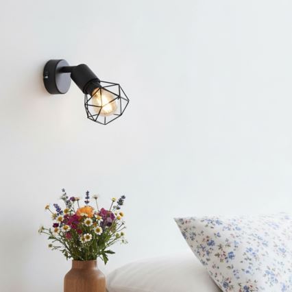 Brilagi - Seinään asennettava kohdevalaisin CAGE 1xE14/40W/230V