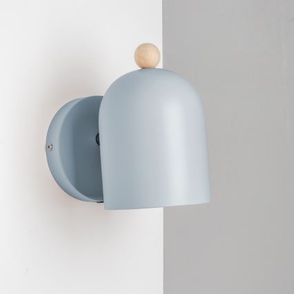 Brilagi - Seinään asennettava kohdevalaisin GALLION 1xE27/15W/230V sininen