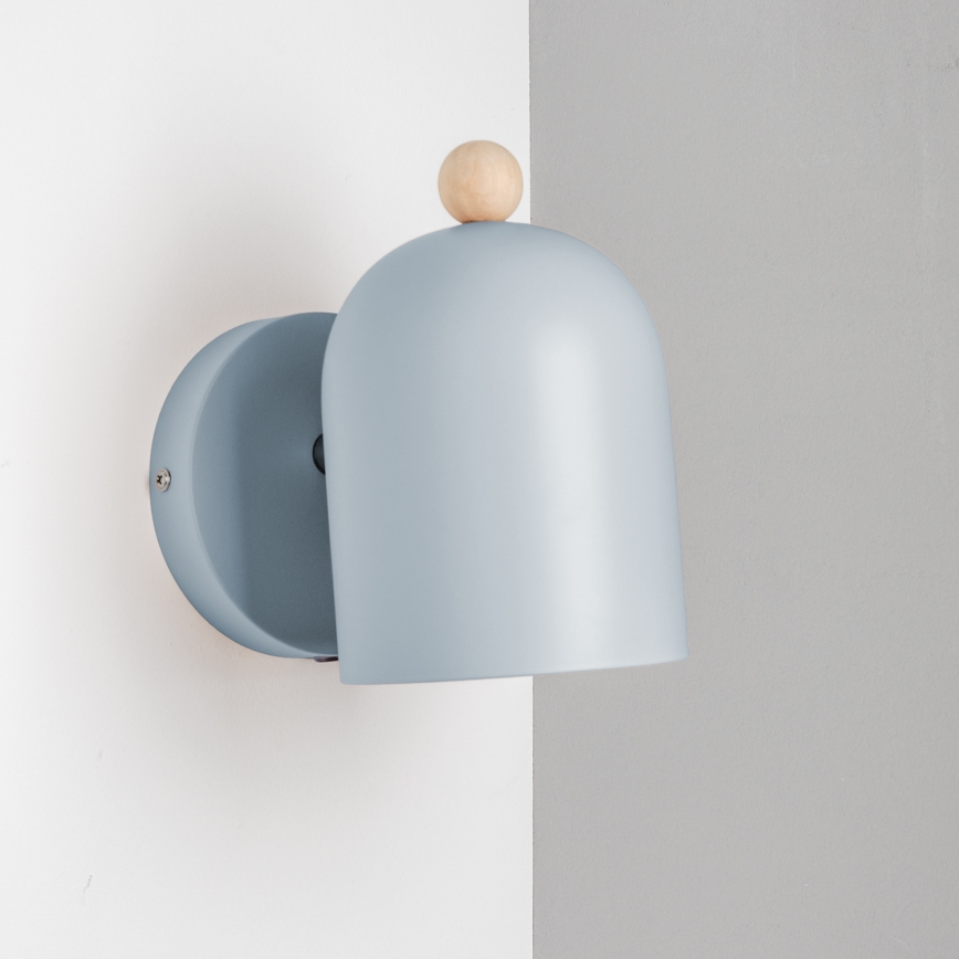 Brilagi - Seinään asennettava kohdevalaisin GALLION 1xE27/15W/230V sininen