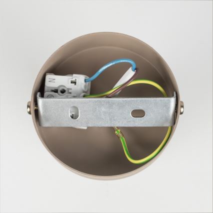 Brilagi - Seinäkohdevalo POKER 1xGU10/25W/230V beige/kulta