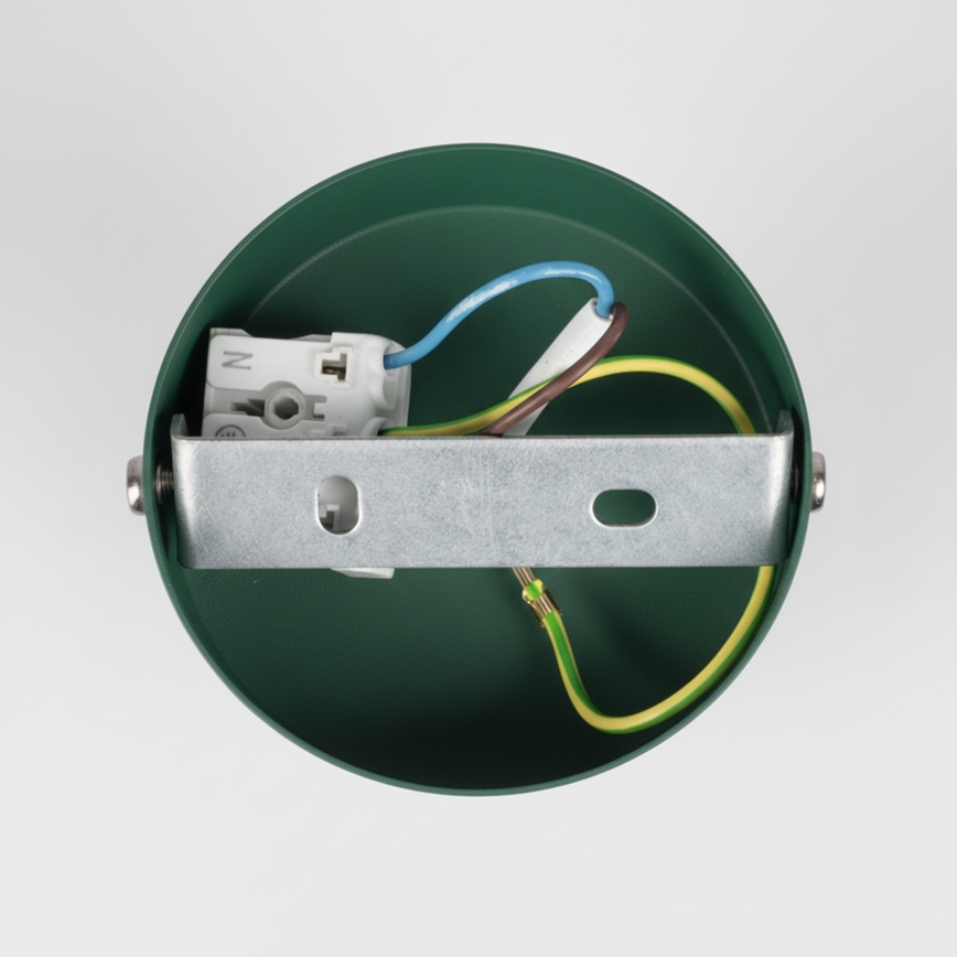 Brilagi - Seinäkohdevalo POKER 1xGU10/25W/230V vihreä/kulta