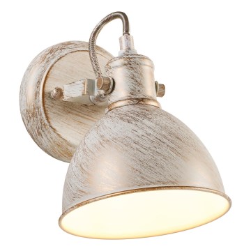 Brilagi - Seinäkohdevalo TECHNO 1xE27/60W/230V kerma/patina