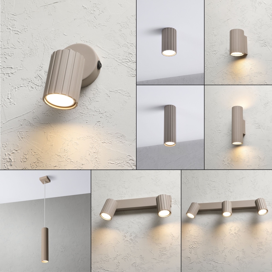 Brilagi - Seinäspotti CRISPINA 1xGU10/10W/230V beige