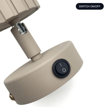 Brilagi - Seinäspotti CRISPINA 1xGU10/10W/230V beige