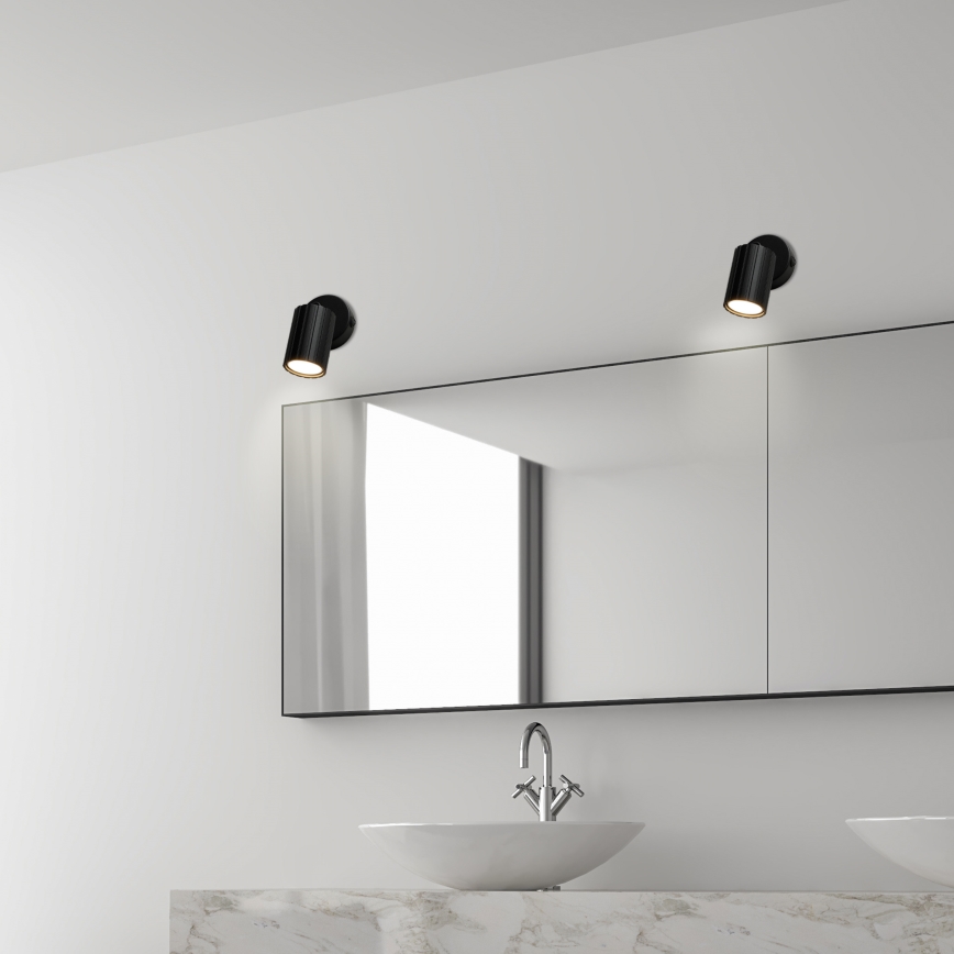 Brilagi - Seinäspotti CRISPINA 1xGU10/10W/230V musta