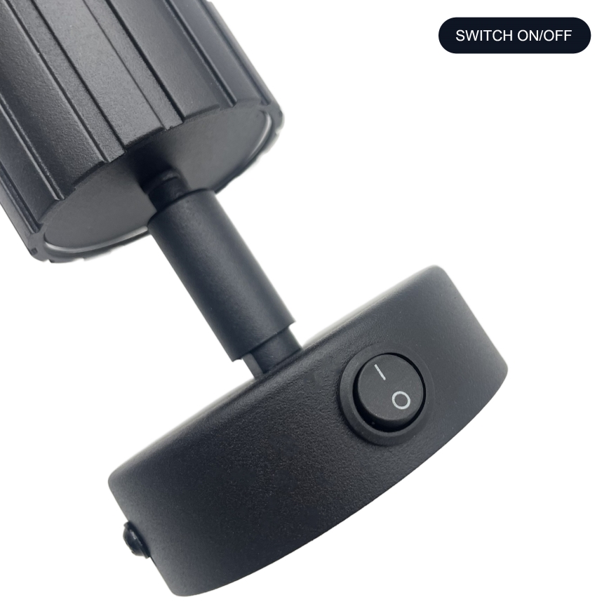 Brilagi - Seinäspotti CRISPINA 1xGU10/10W/230V musta