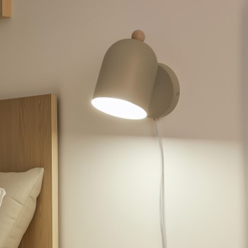 Brilagi - Seinäspotti GALLION 1xE27/15W/230V beige