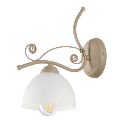 Brilagi - Seinävalaisin ANTICO MODERN 1xE27/60W/230V beige