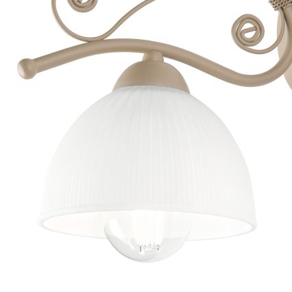 Brilagi - Seinävalaisin ANTICO MODERN 1xE27/60W/230V beige