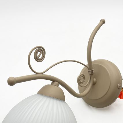 Brilagi - Seinävalaisin ANTICO MODERN 1xE27/60W/230V beige