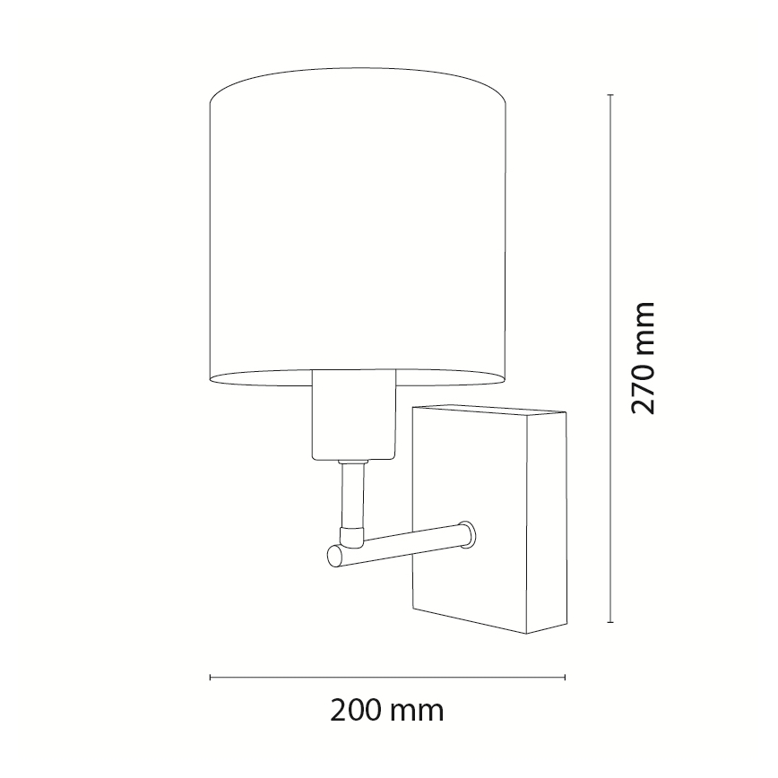 BRILAGI - Lasten seinävalaisin BOBO WOOD 1xE27/25W/230V tammi/musta/valkoinen/nallet