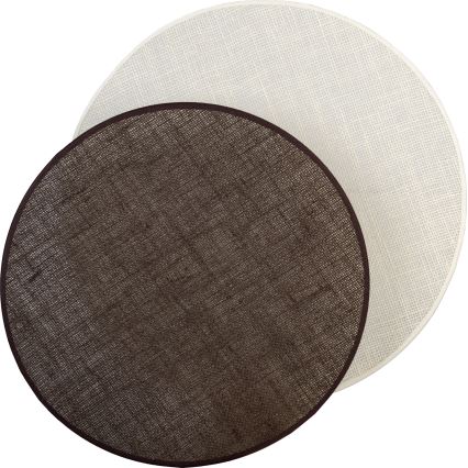 Brilagi - Seinävalaisin CIRCLES 1xE27/60W/230V halkaisija 45 cm kermanvärinen/ruskea
