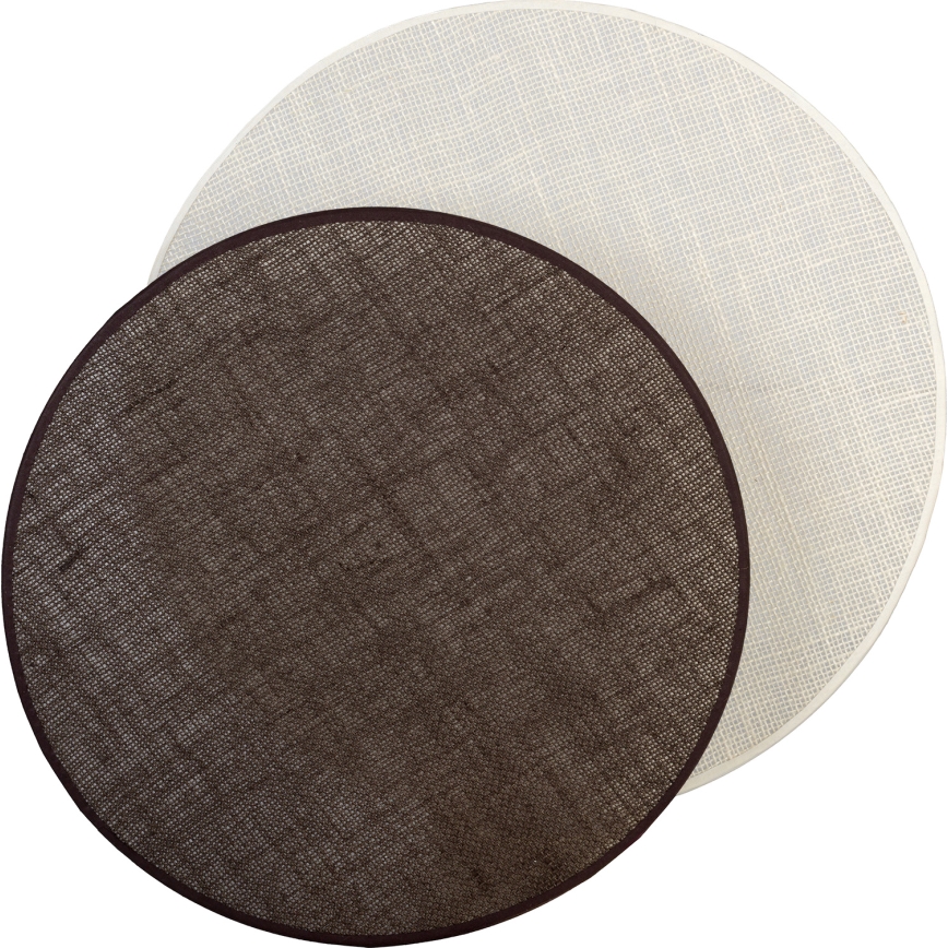 Brilagi - Seinävalaisin CIRCLES 1xE27/60W/230V halkaisija 45 cm kermanvärinen/ruskea