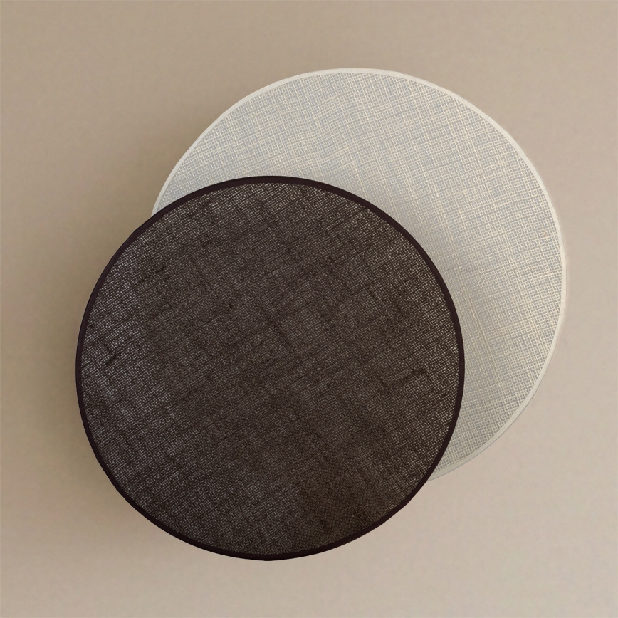 Brilagi - Seinävalaisin CIRCLES 1xE27/60W/230V halkaisija 45 cm kermanvärinen/ruskea