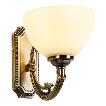 Brilagi - Seinävalaisin CLASSIC 1xE27/60W/230V messinki