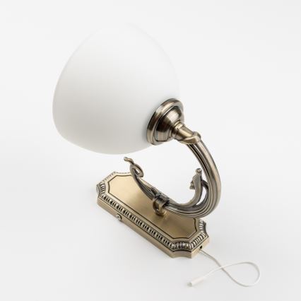 Brilagi - Seinävalaisin CLASSIC 1xE27/60W/230V messinki