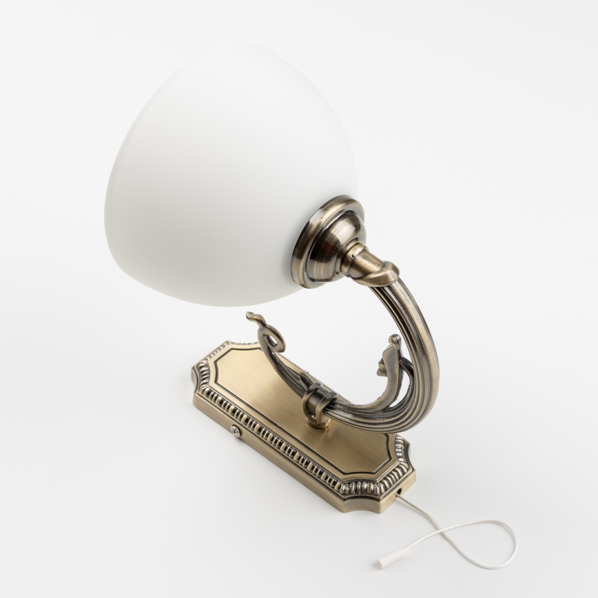 Brilagi - Seinävalaisin CLASSIC 1xE27/60W/230V messinki