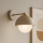 Brilagi - Seinävalaisin COSMO 1xE27/60W/230V beige/kultainen